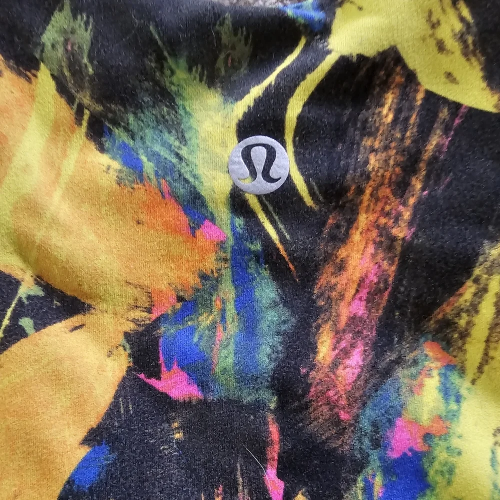 Lululemon Invigorate Training Tank Top Size 4 Undertone Black Multi - Picture 6 of 9